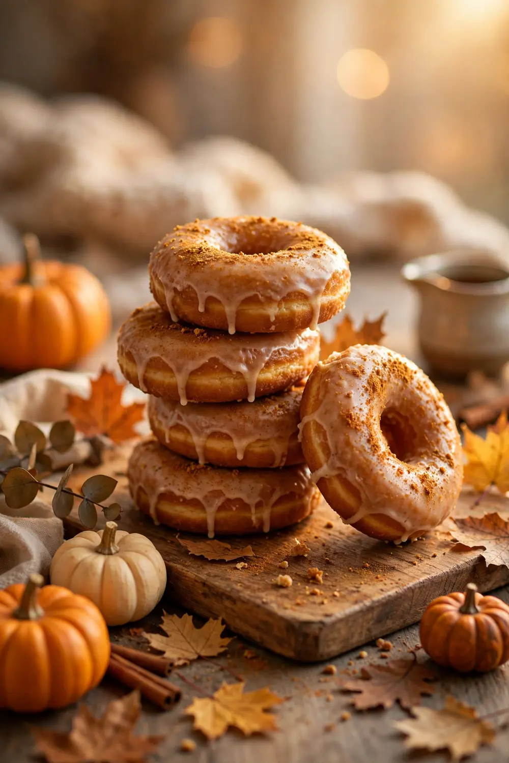 Pumpkin donuts