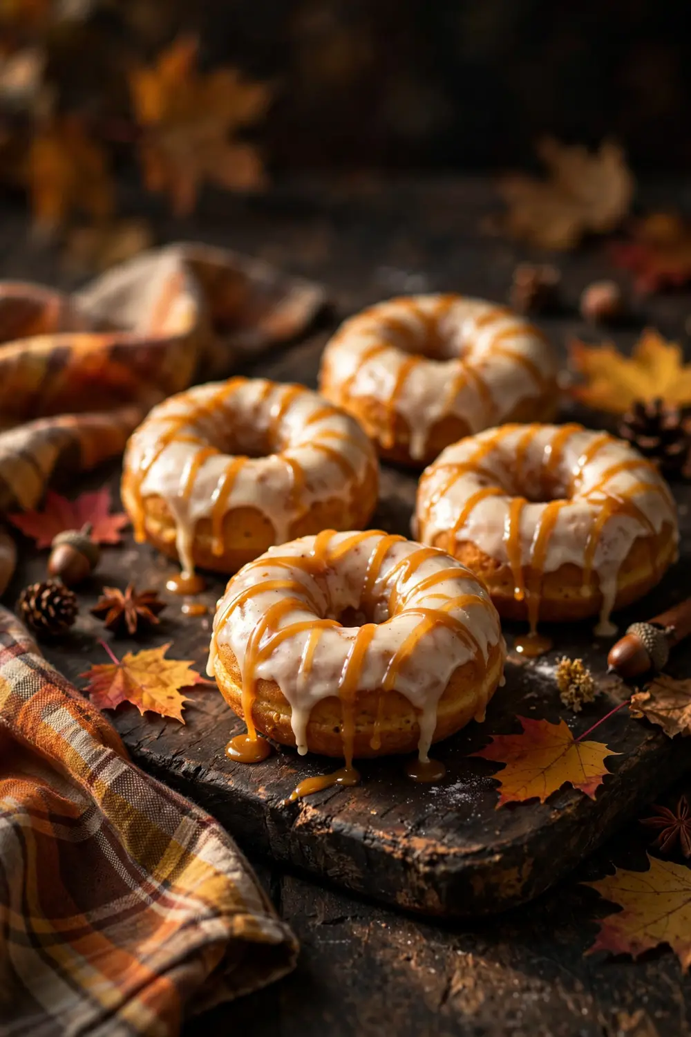 Pumpkin donuts