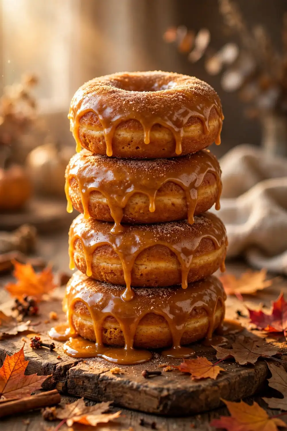 Pumpkin donuts