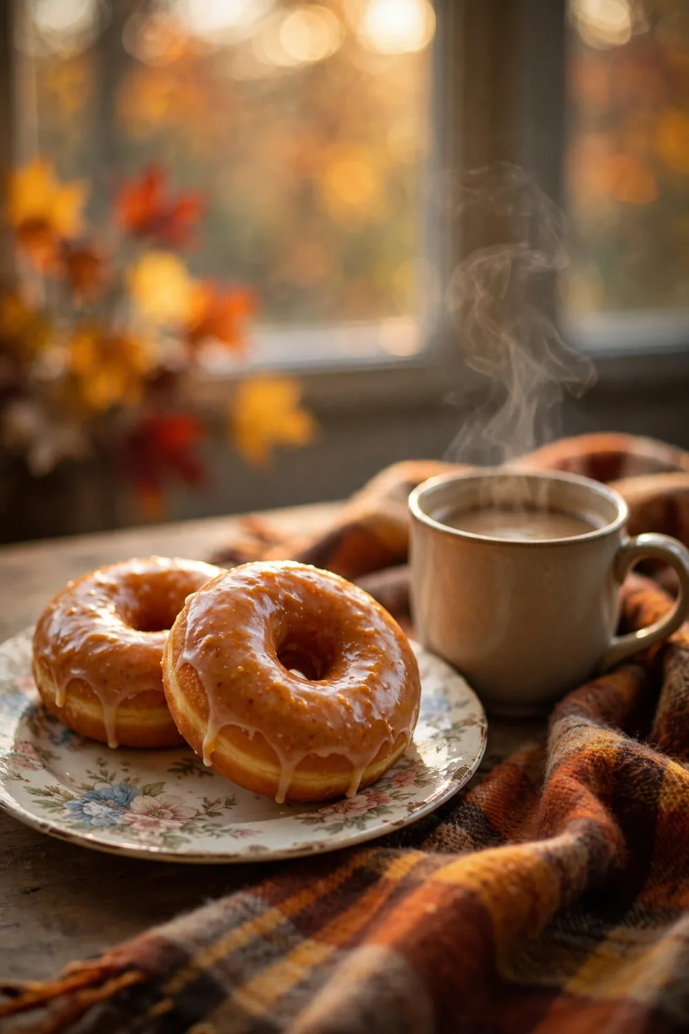 Pumpkin donuts
