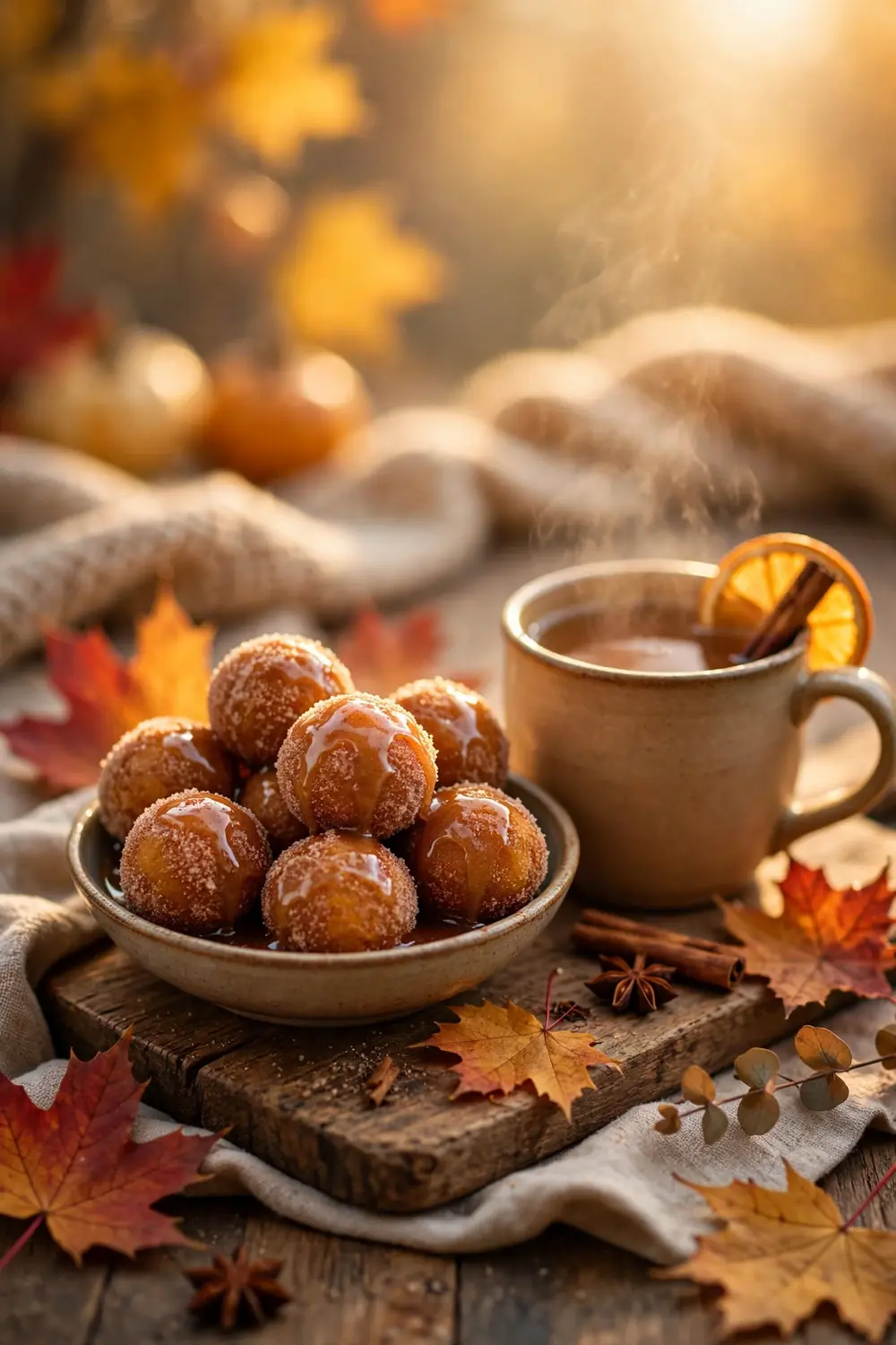Pumpkin donuts