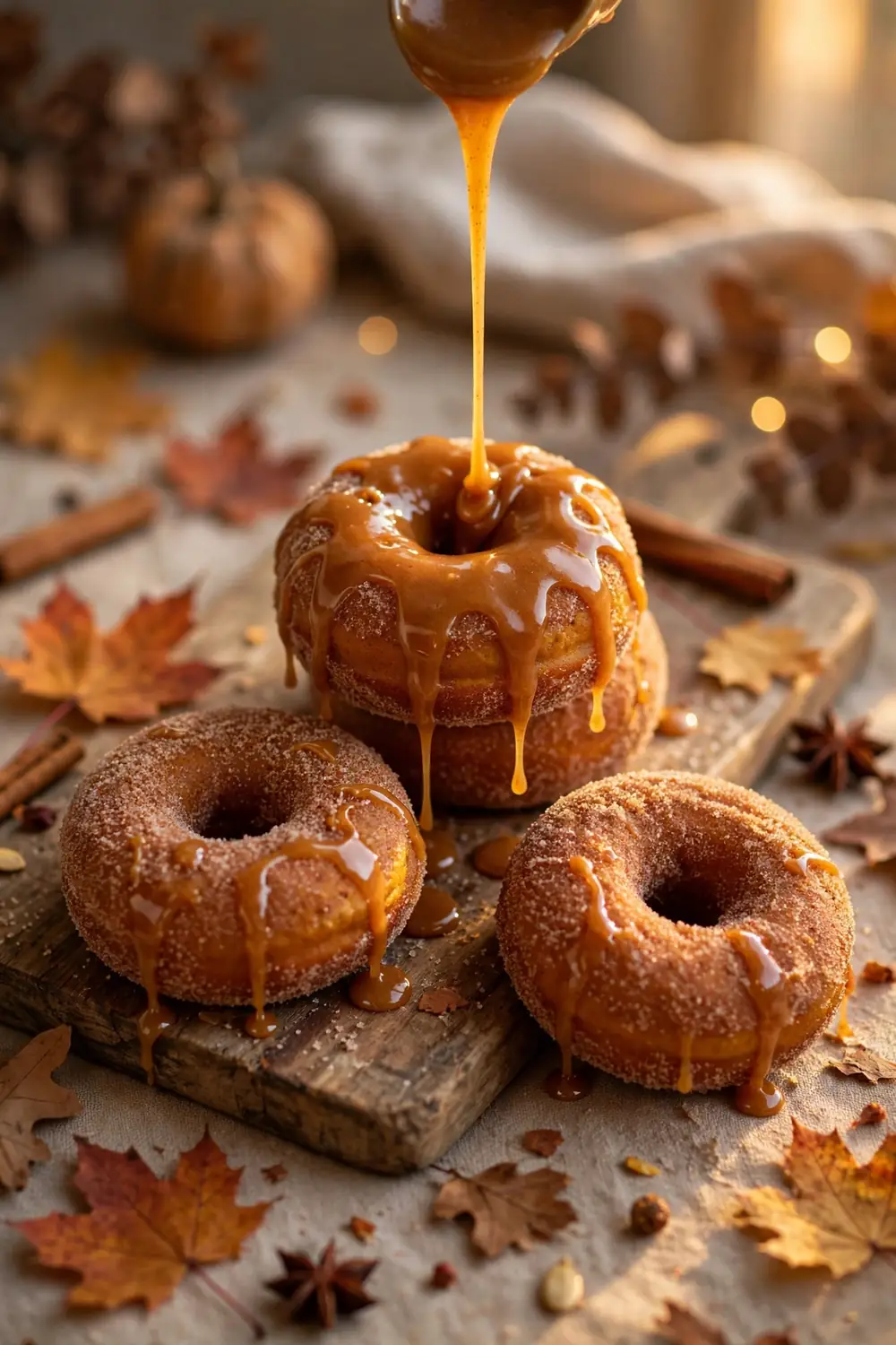 Pumpkin donuts
