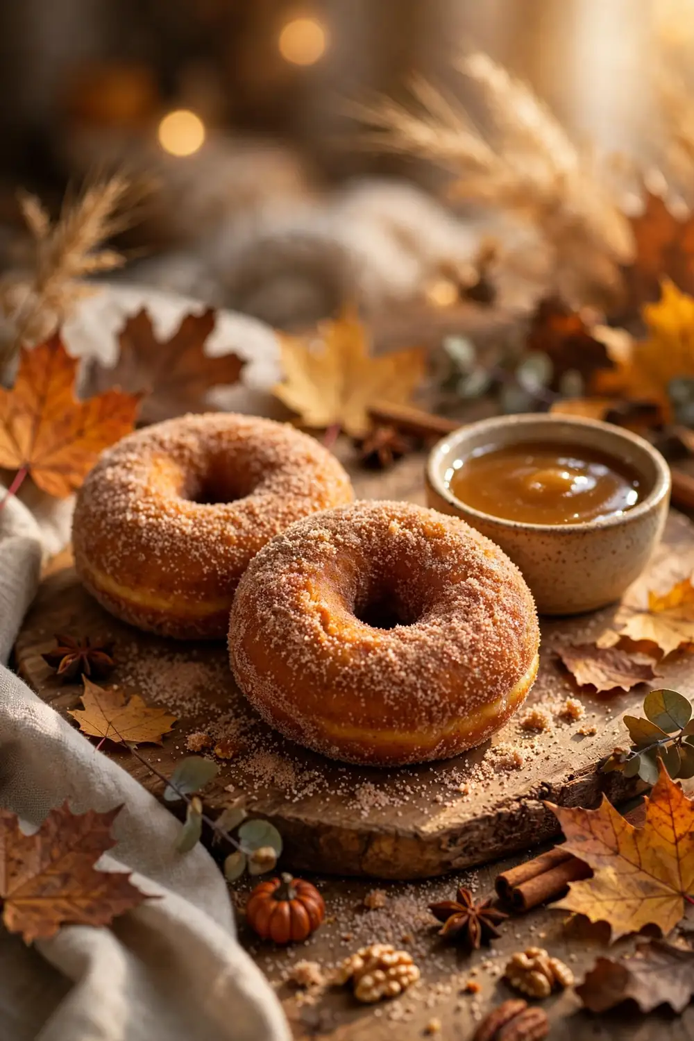 Pumpkin donuts