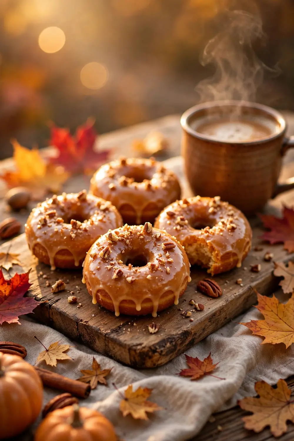 Pumpkin donuts
