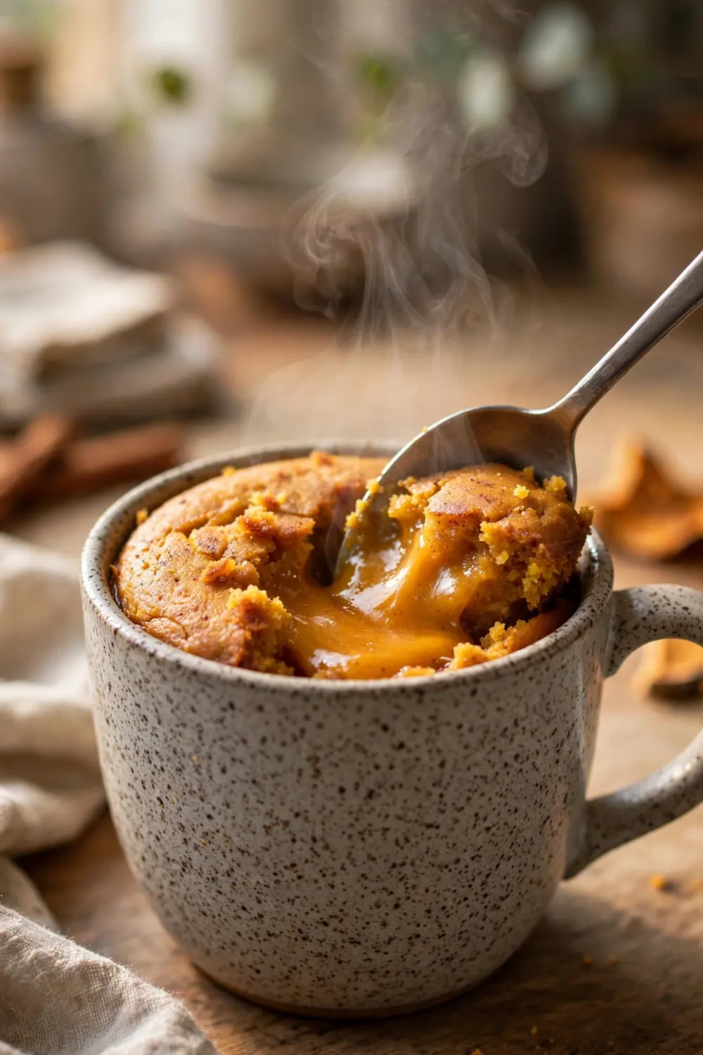Pumpkin mug cake