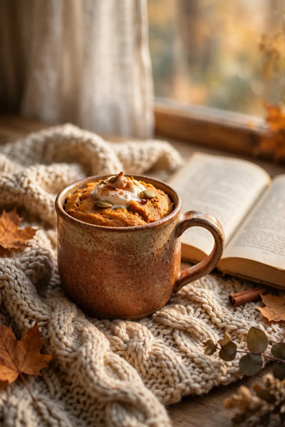 Pumpkin mug cake