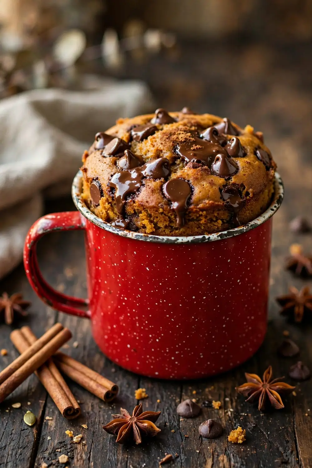 Pumpkin mug cake