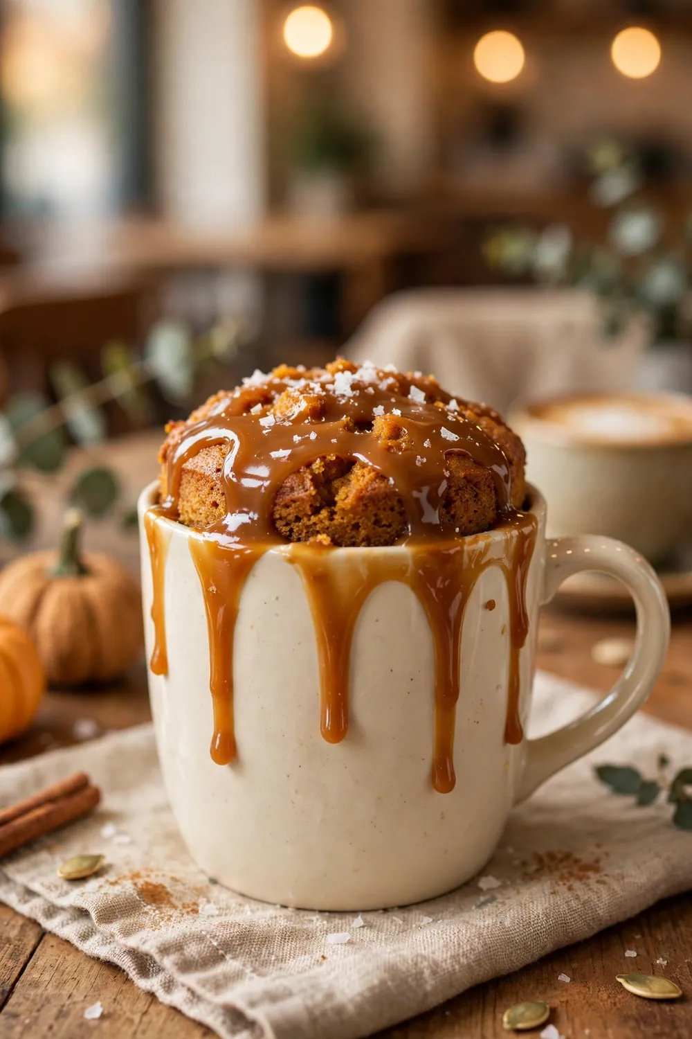 Pumpkin mug cake