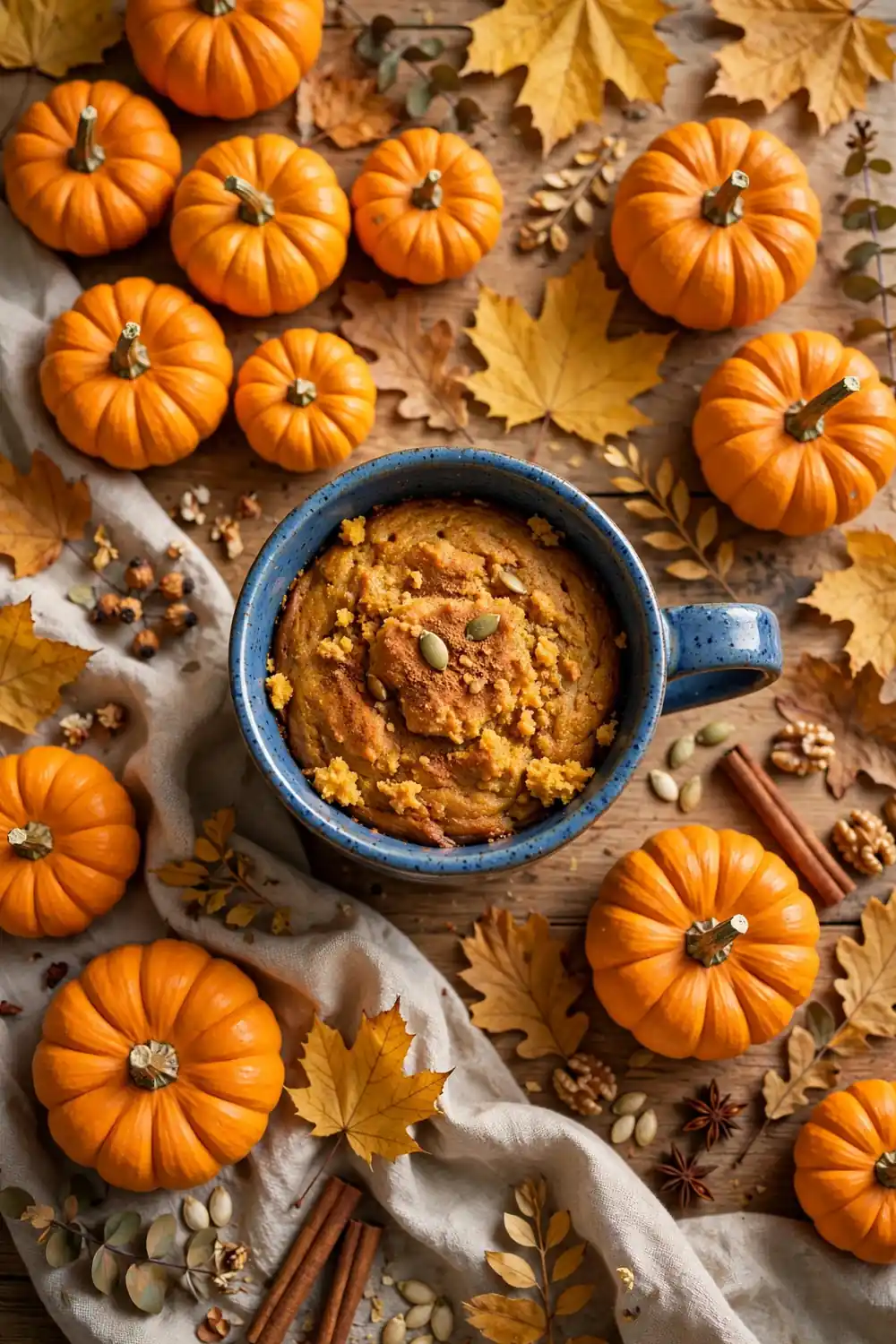 Pumpkin mug cake
