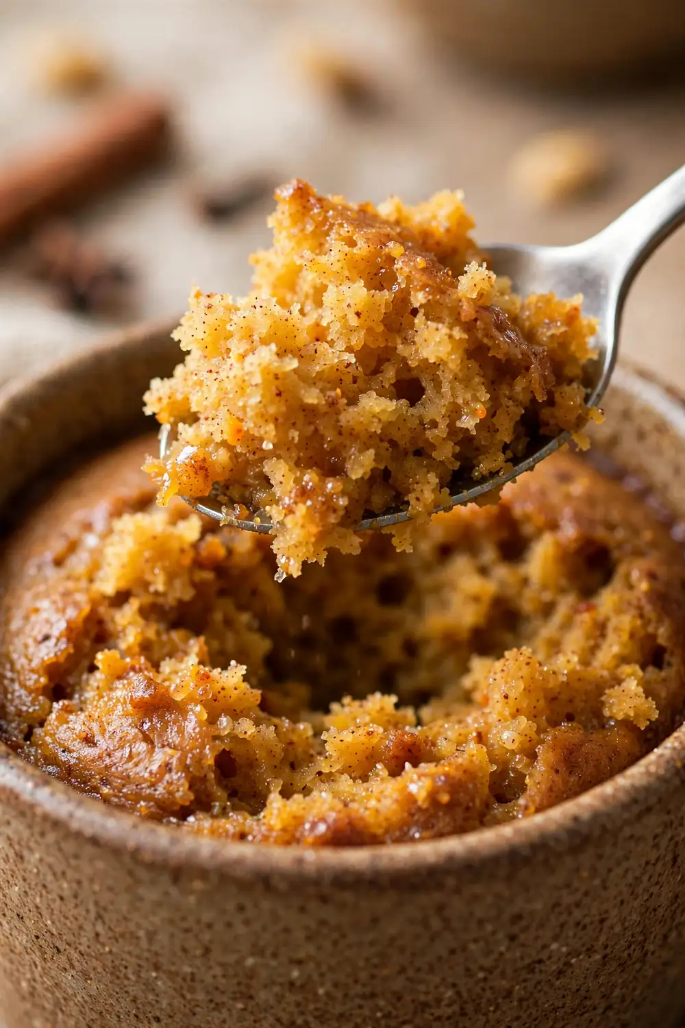 Pumpkin mug cake
