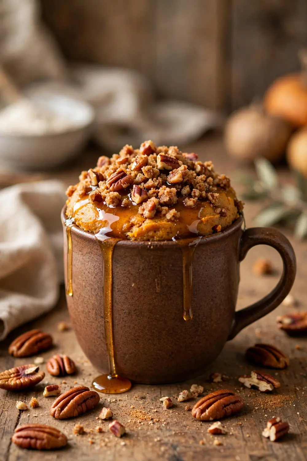Pumpkin mug cake