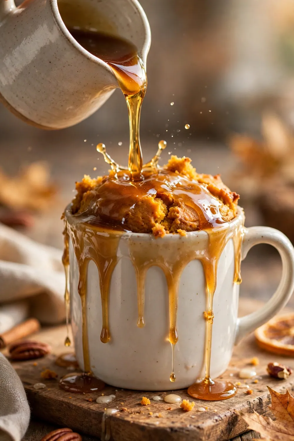 Pumpkin mug cake
