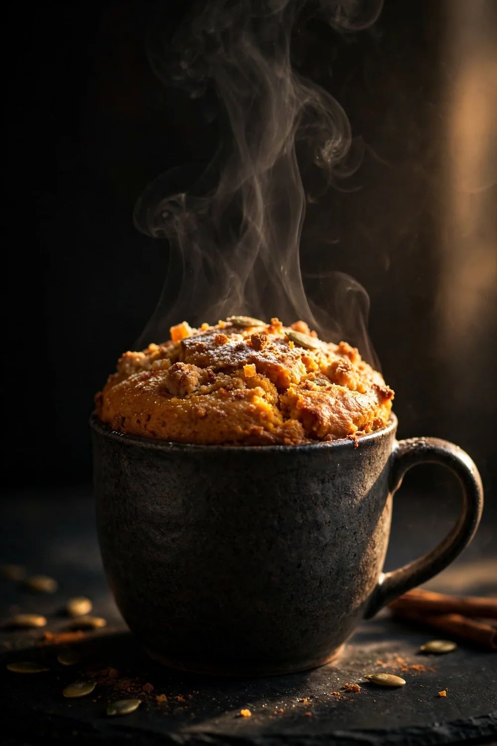 Pumpkin mug cake