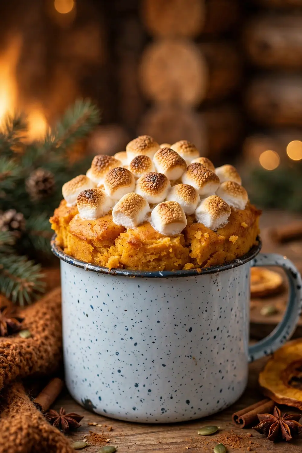 Pumpkin mug cake