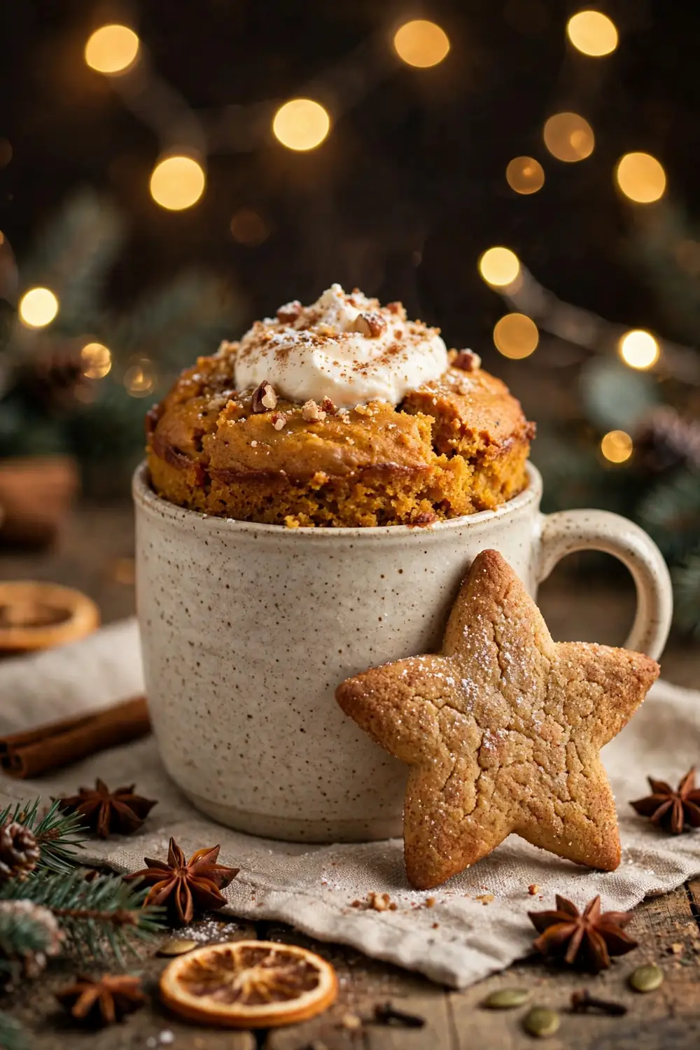 Pumpkin mug cake