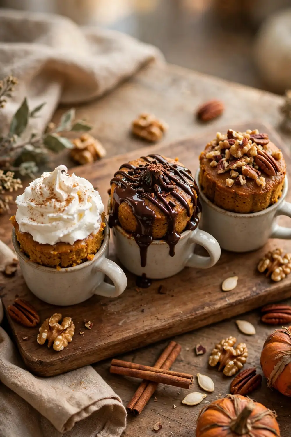 Pumpkin mug cake