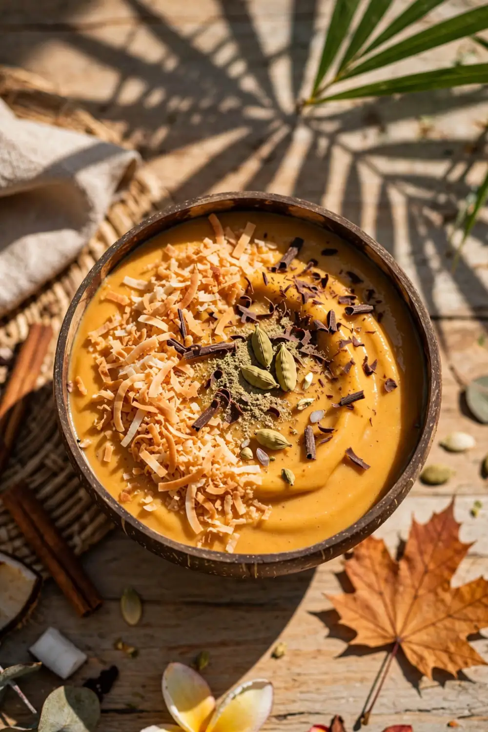 pumpkin pie smoothie bowl 09