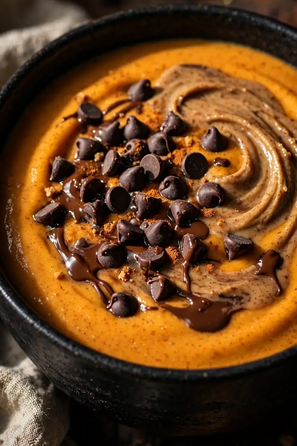 pumpkin pie smoothie bowl 10