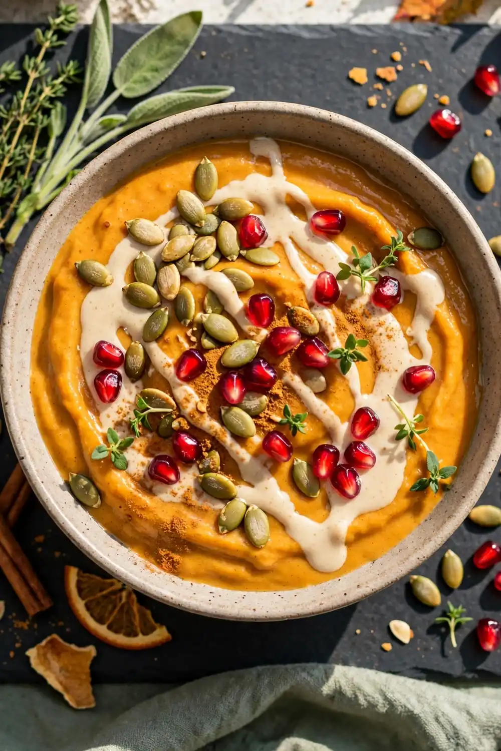 pumpkin pie smoothie bowl 12