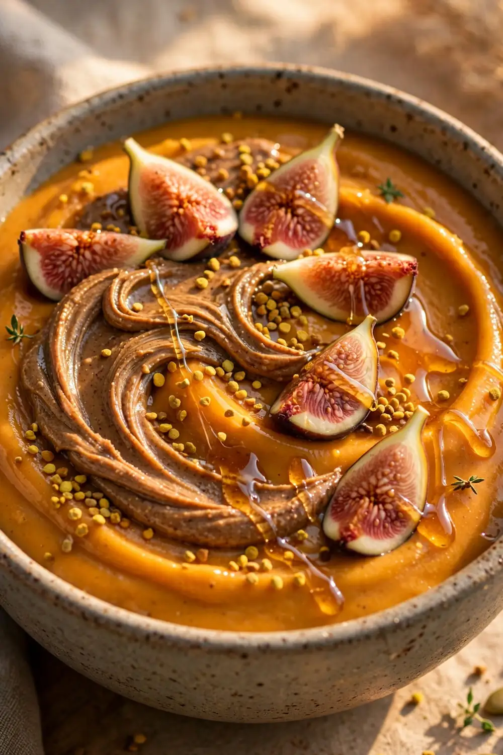 pumpkin pie smoothie bowl 14