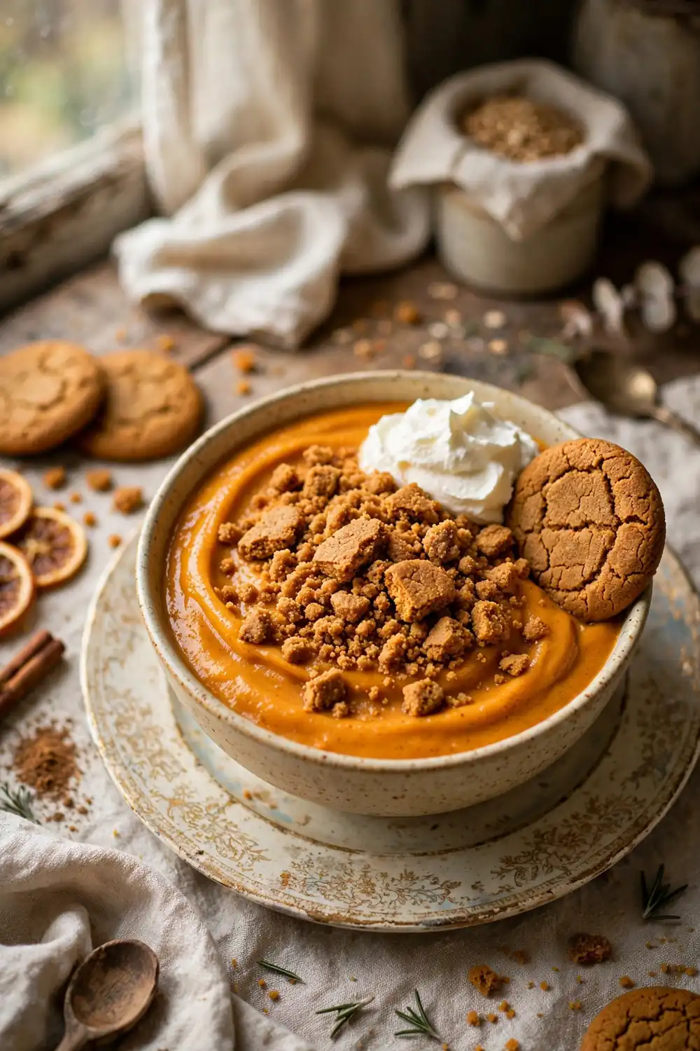 pumpkin pie smoothie bowl 15