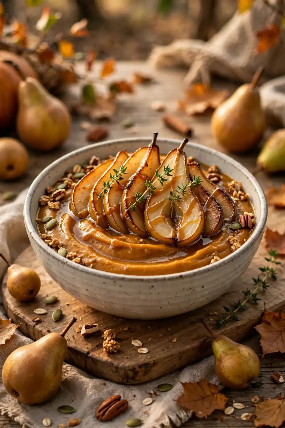 pumpkin pie smoothie bowl 17