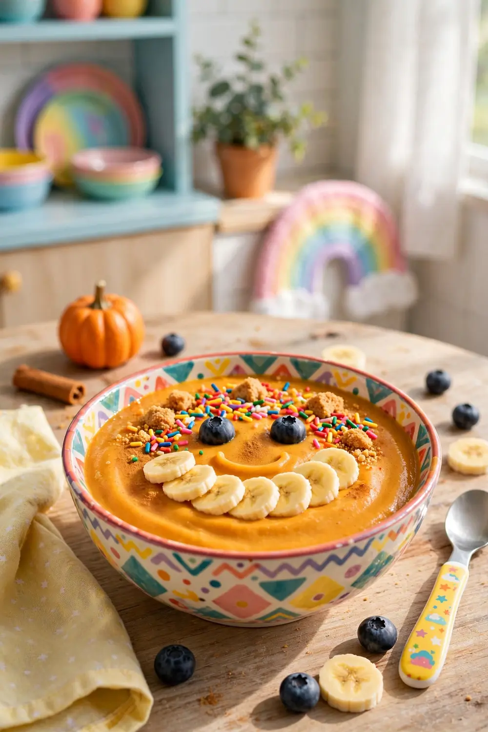 pumpkin pie smoothie bowl 19