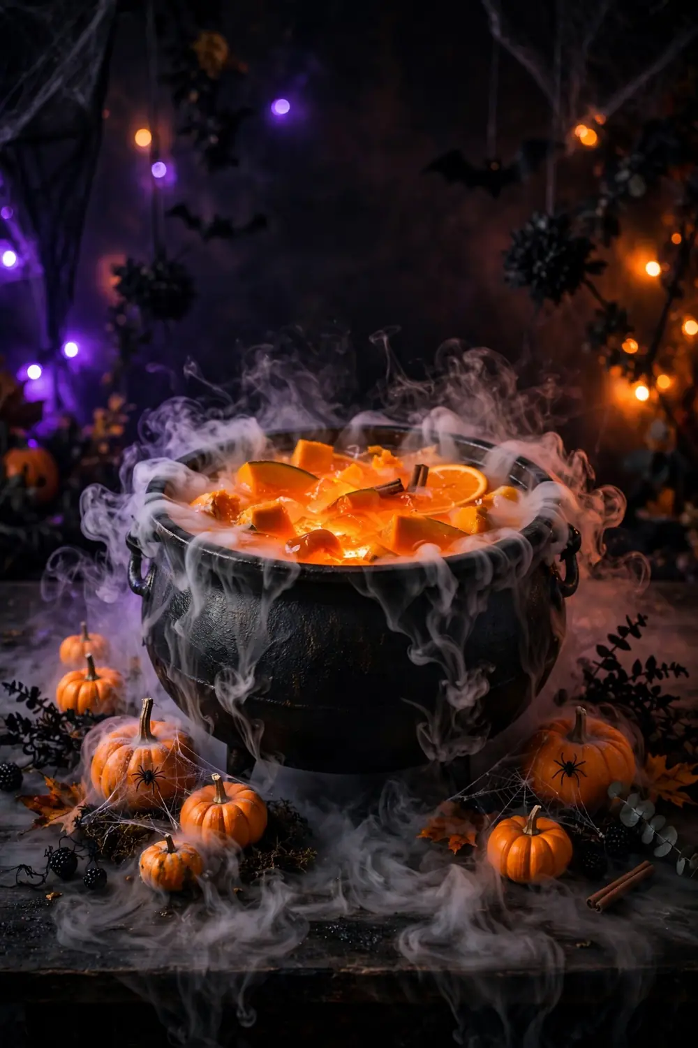 Smoky Dry Ice fall party drink