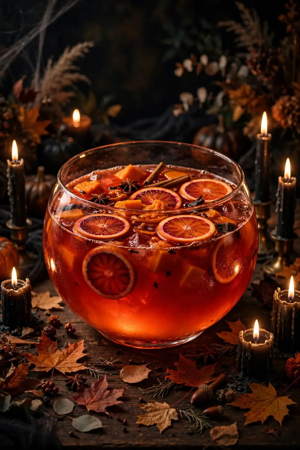 Blood Orange Glow fall party drink