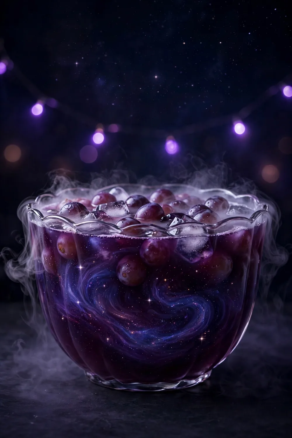 Grape Galaxy Mist fall party drink