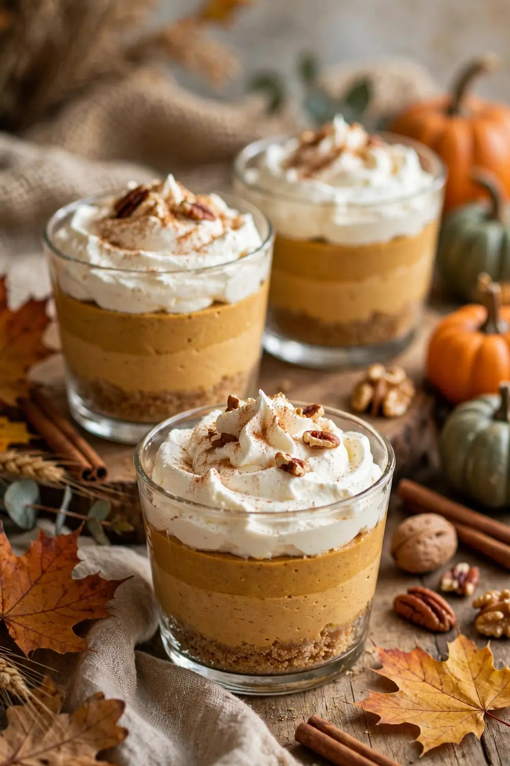 Pumpkin spice cheesecake