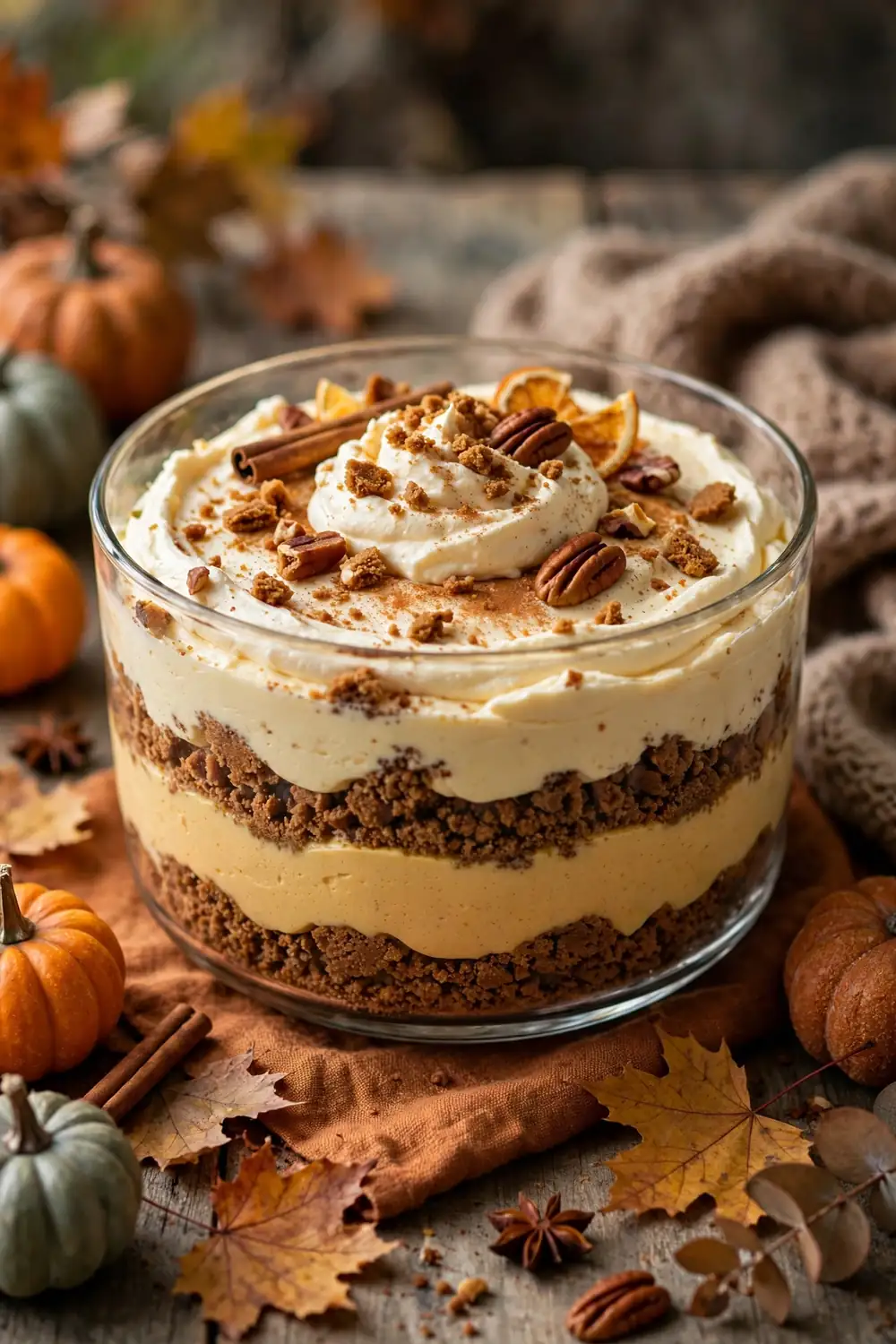 Pumpkin spice cheesecake