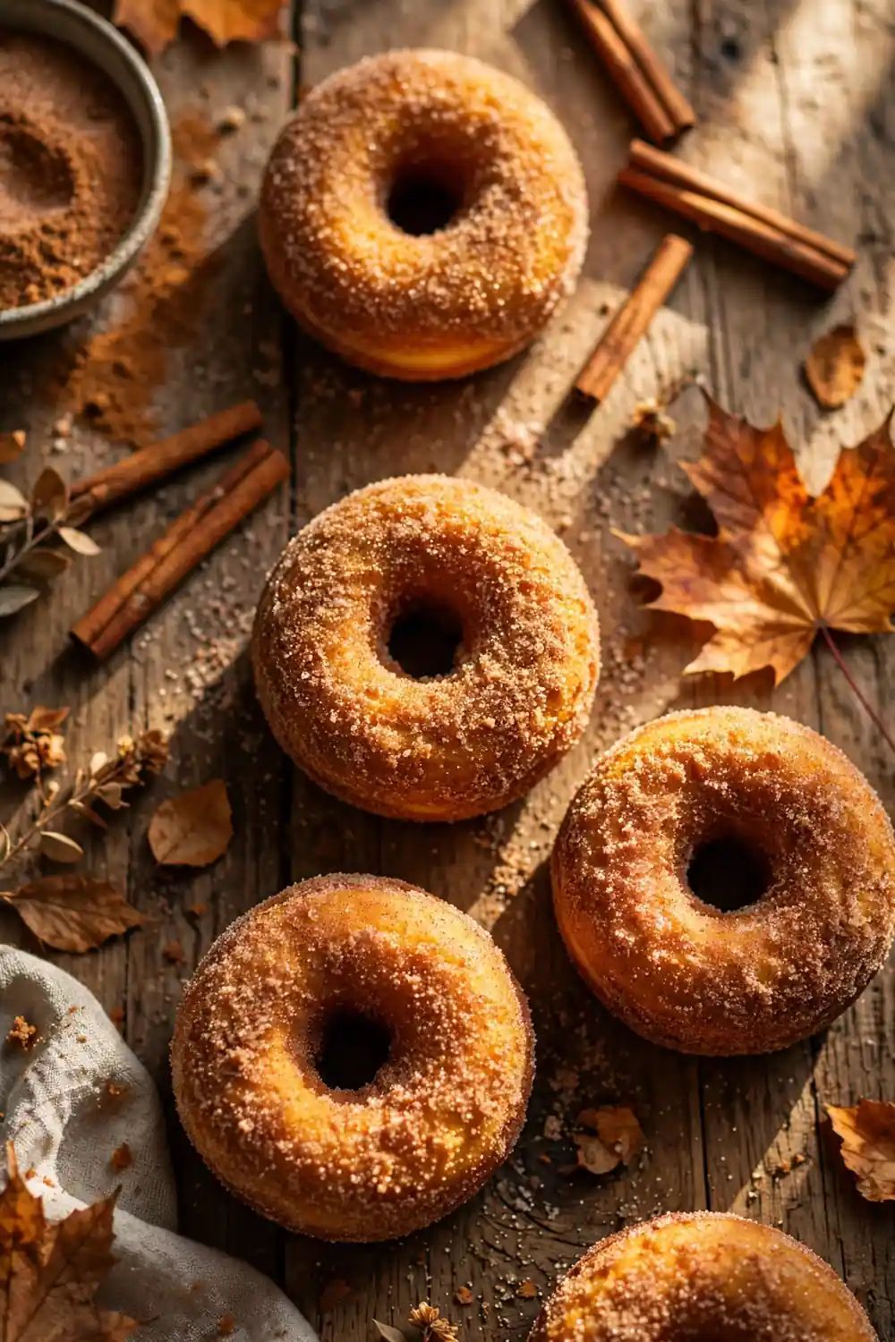 pumpkin spice doughnuts 01