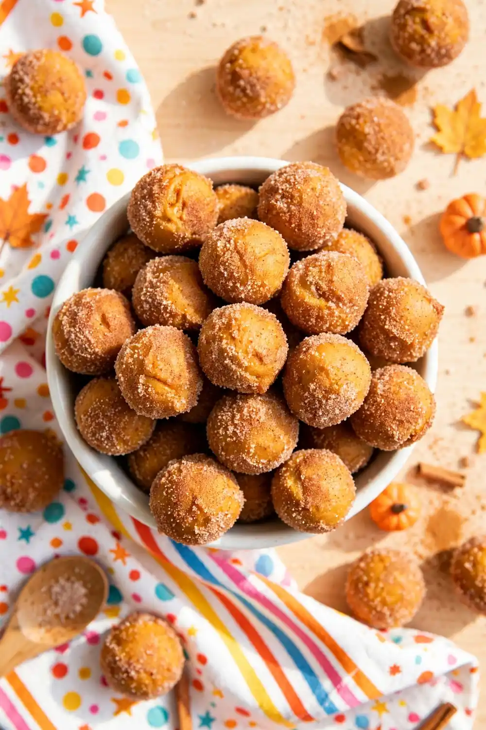 pumpkin spice doughnuts 07