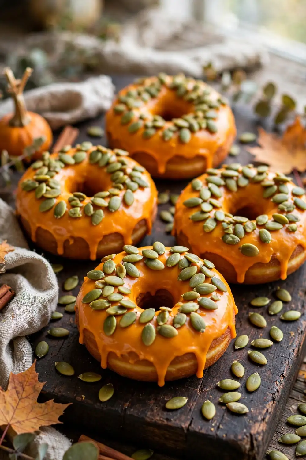 pumpkin spice doughnuts 12