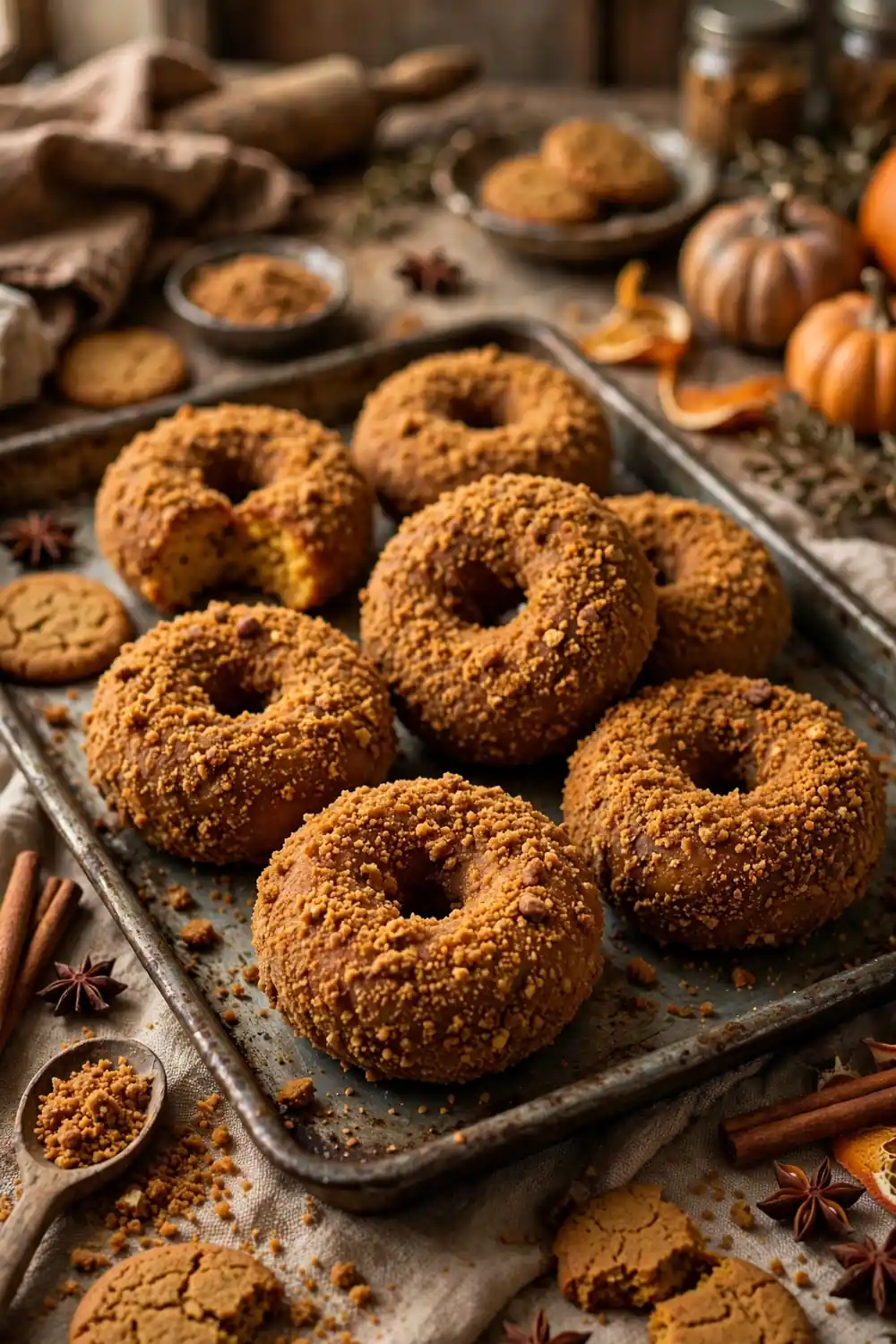 pumpkin spice doughnuts 20