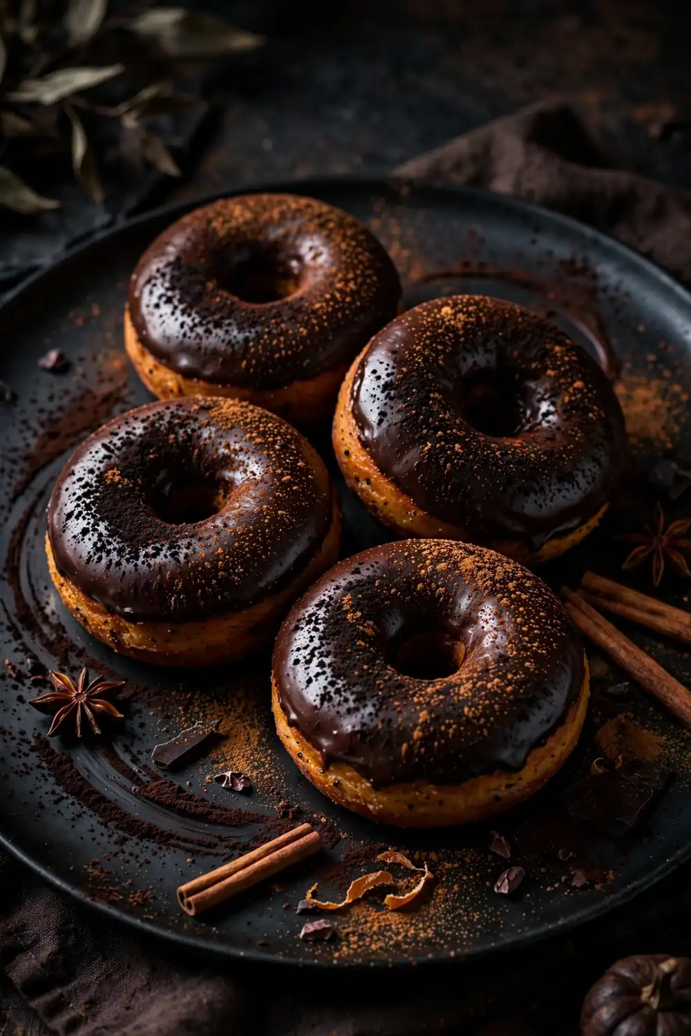 pumpkin spice doughnuts 22