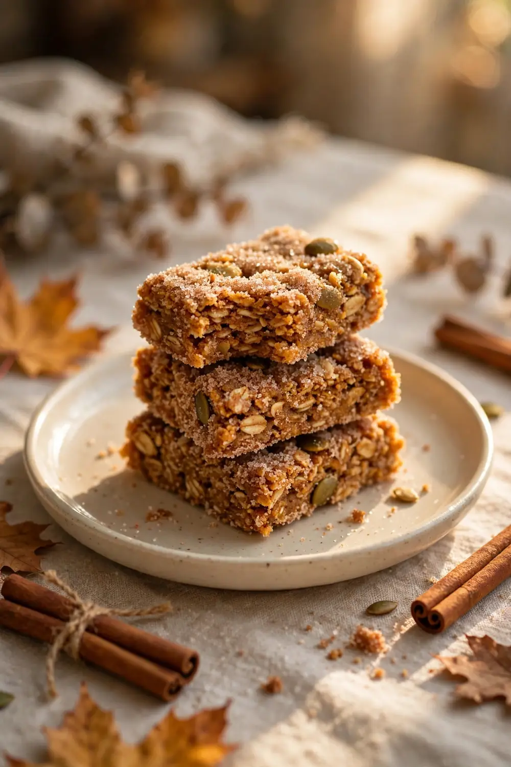 pumpkin spice rice krispie treats 02
