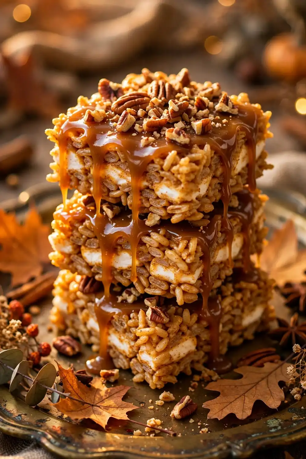 pumpkin spice rice krispie treats 04