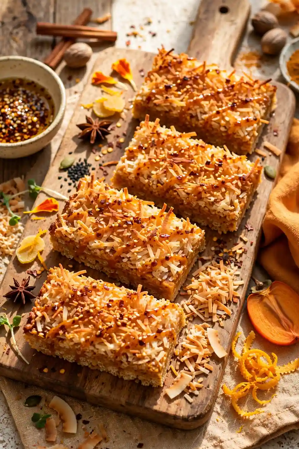 pumpkin spice rice krispie treats 18