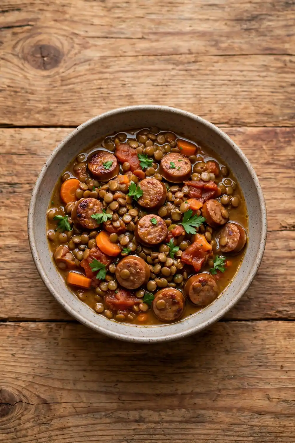 Lentil Sausage Stew
