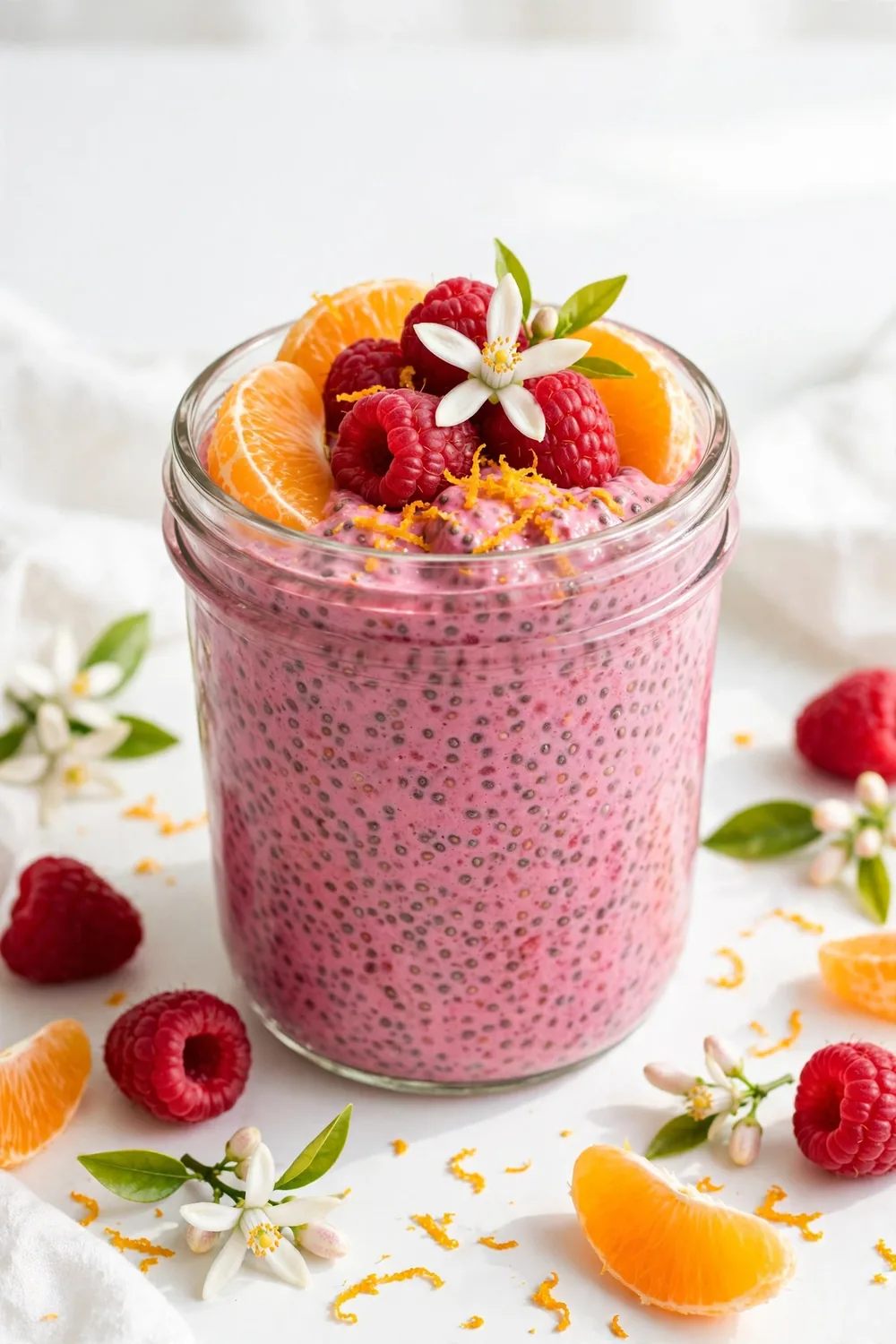 raspberry chia jar 12