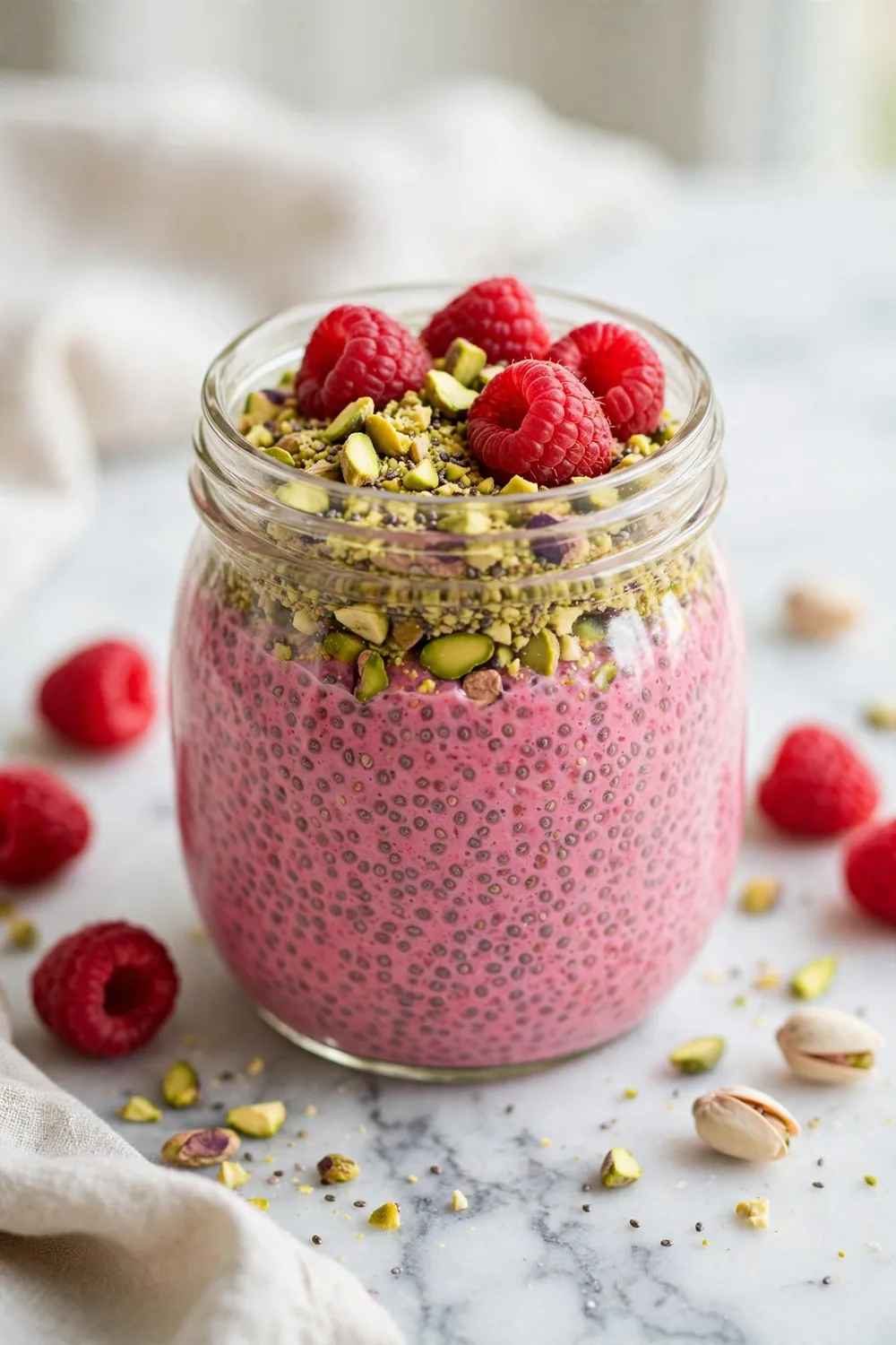 raspberry chia jar 13