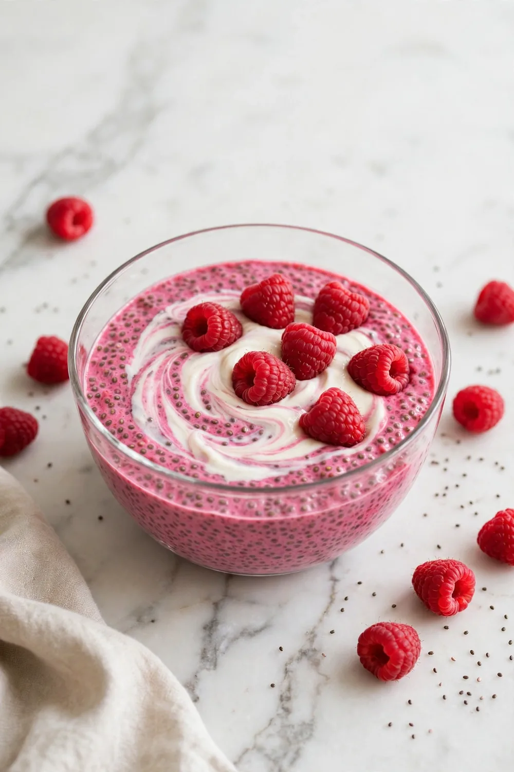 raspberry chia jar 16