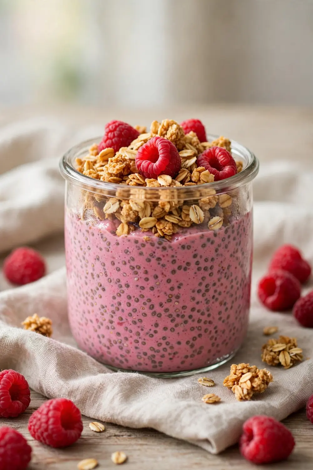 raspberry chia jar 19