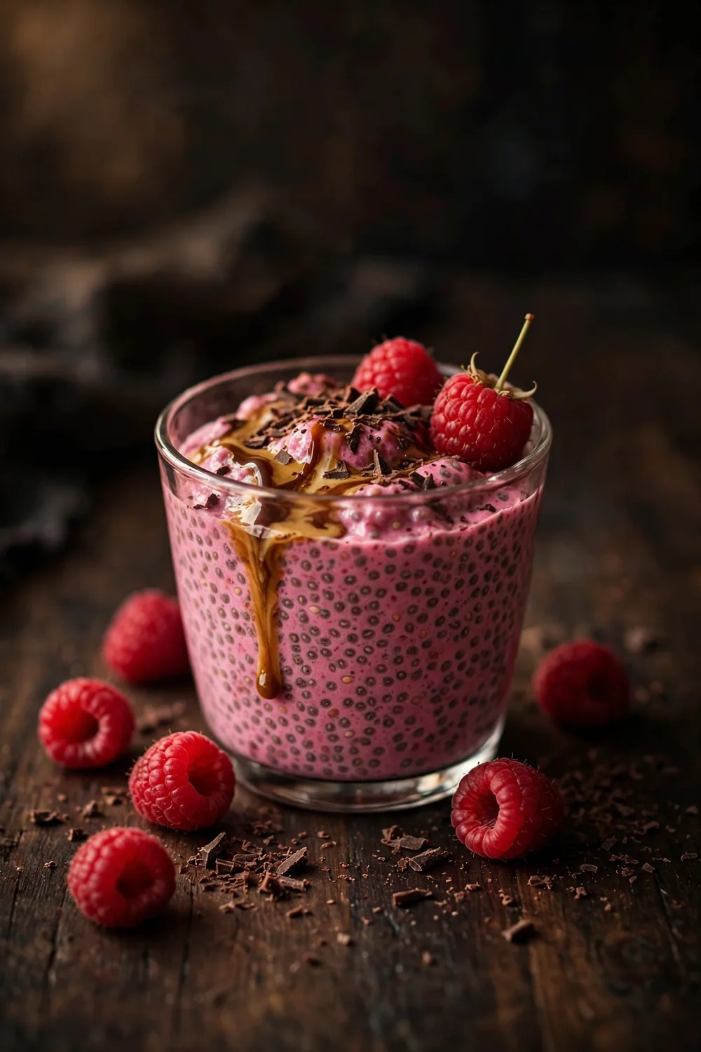 raspberry chia jar 20