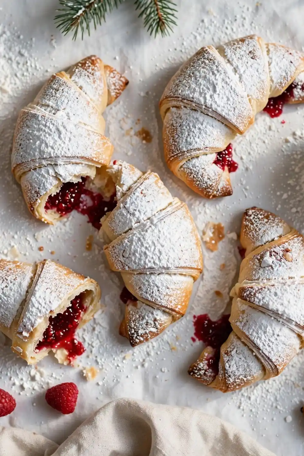 raspberry crescent rolls idea