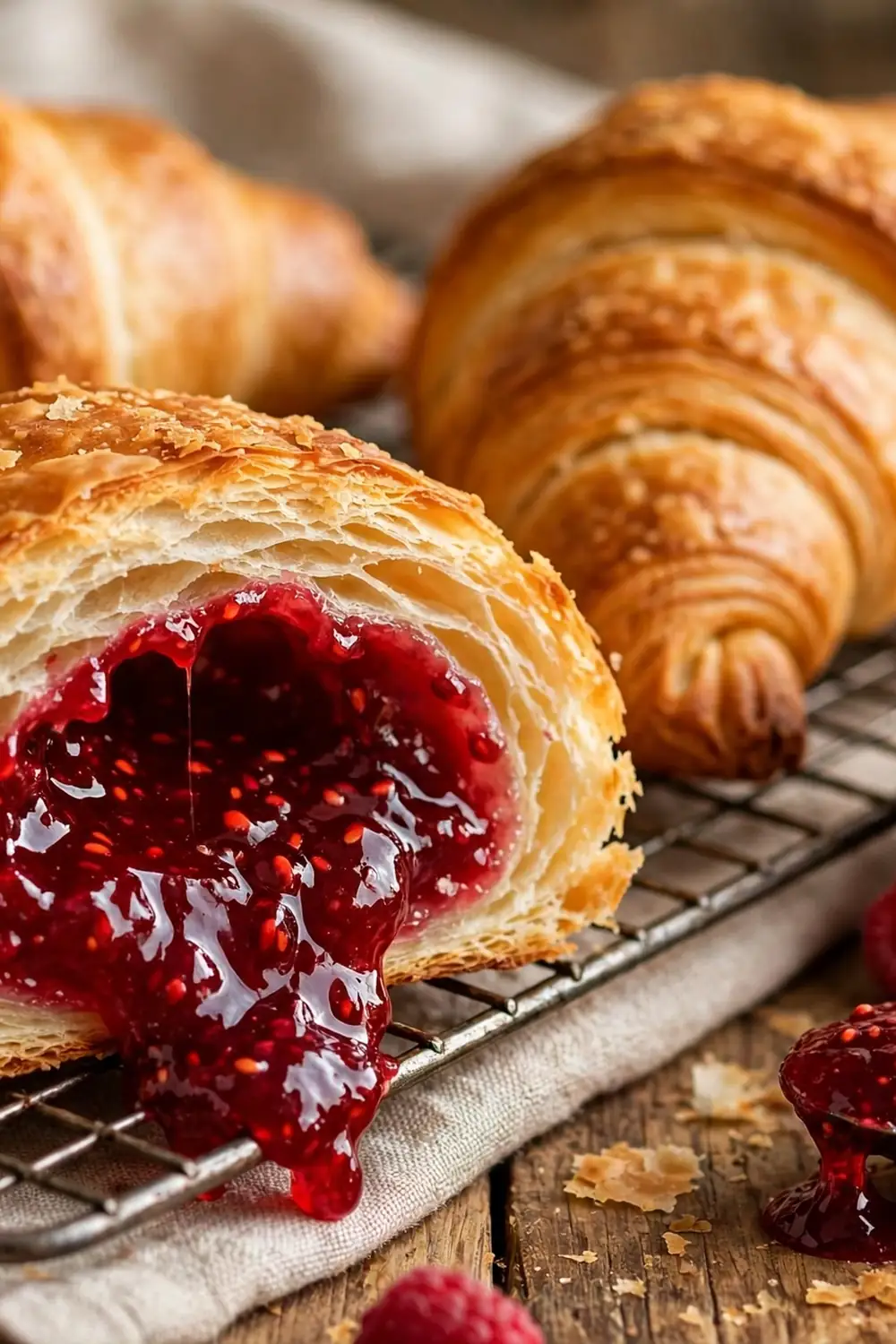 raspberry crescent rolls idea