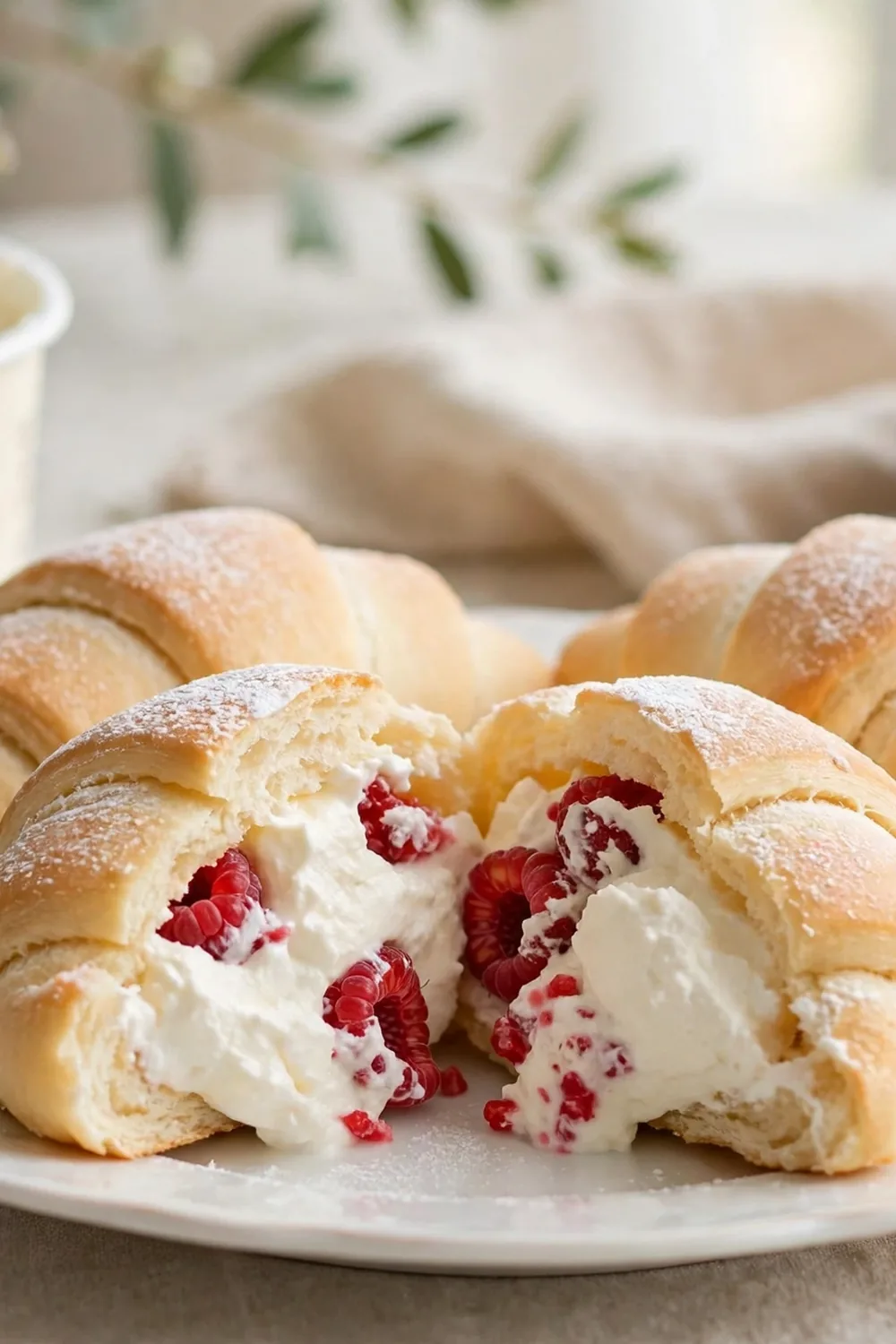 raspberry crescent rolls idea
