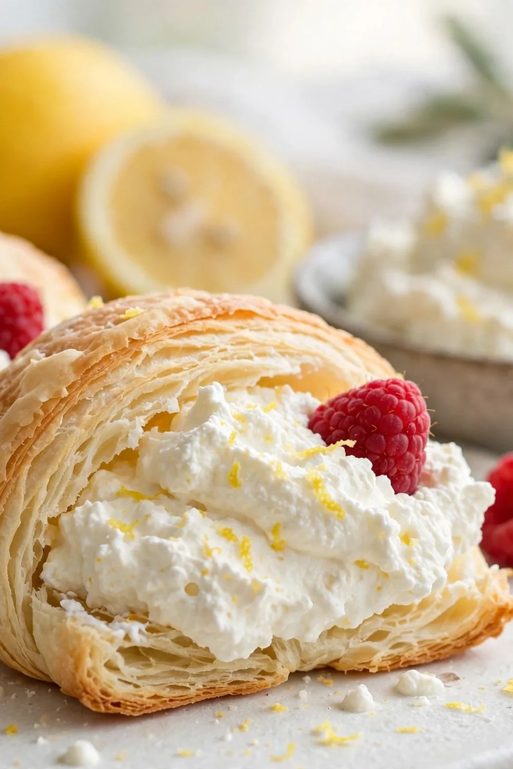 raspberry crescent rolls idea